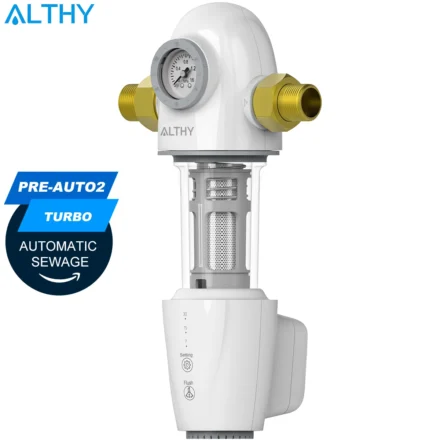 ALTHY PRE-AUTO2 Automatic Flushing Backwash Prefilter Spin Down เครื่องกรองน้ําตะกอน Central Whole House Purifier System 1