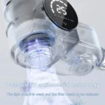 2025 ขนาดเล็กในประเทศ Smart Tap Uv ห้องครัวเครื่องกรองน้ําก๊อกน้ํากรองสําหรับ Home Tap พร้อมตลับกรองเซรามิค 4