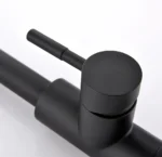 ก๊อกน้ําอ่างล้างหน้า,สีเงินพื้นผิวก๊อกน้ํา,ห้องน้ําอ่างล้างจานก๊อกน้ํา,ดึงออกก๊อกน้ําห้องครัว, single Hole G1/2 ก๊อกน้ํา 6