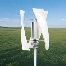 กังหันลมบ้านแนวตั้ง 5000W 12V 24V 48V 10KW 8KW ความเร็วลมเริ่มต้นต่ำ พร้อมตัวควบคุมไฮบริด Mppt พลังงานทดแทนฟรี 2