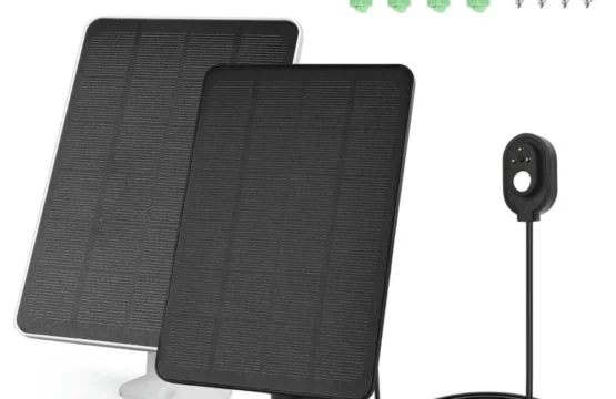 1-3PCS 10W 5V แผงชาร์จพลังงานแสงอาทิตย์ 9.8ft สายชาร์จพลังงานแสงอาทิตย์สําหรับ Arlo Pro 5S/4/3 Floodlight Security กล้อง 1