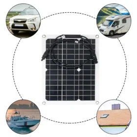 ชุดแผงโซลาร์เซลล์ 600W พร้อม USB 12V และแบตเตอรี่พลังงานแสงอาทิตย์สําหรับตัวควบคุม 100A สําหรับ RV เรือยอชท์แคมป์ปิ้งและเครื่องชาร์จแบตเตอรี่โทรศัพท์มือถือ 4