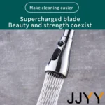 ดึงออกก๊อกน้ําห้องครัวหัวฉีด 3 ฟังก์ชั่นเครื่องพ่นสารเคมี 2 รูปแบบที่ทันสมัยทนทานอ่างล้างจานสเปรย์หัวเปลี่ยน 4