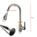 ก๊อกน้ําห้องครัวสแตนเลสดึงออก, อ่างล้างจานในครัวเรือนร้อนและเย็น, อ่างล้างจานแบบพับเก็บได้, อ่างล้างหน้าผัก fau 2