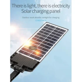 ไฟ LED พลังงานแสงอาทิตย์กลางแจ้งกันน้ํา 8000 Lm โคมไฟติดผนัง Super Bright พร้อม Motion Sensor รีโมทคอนโทรล Garden Street Light 5