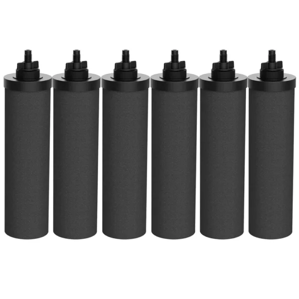 ไส้กรองน้ำสำหรับ BB9-2 ไส้กรองคาร์บอนกัมมันต์สีดำ ใช้ได้กับระบบกรองน้ำแบบใช้แรงโน้มถ่วง Berkey Gravity Royal Crown 1