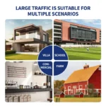 ระบบกรองน้ํา PVDF แบบใช้ซ้ําได้, การไหลสูง, เชิงพาณิชย์, บ้าน, เครื่องดื่มในครัว, ตัวกรอง UF แบบตรง, ใช้งานได้นานเกิน 5 ปี, 1,000 ลิตร 5