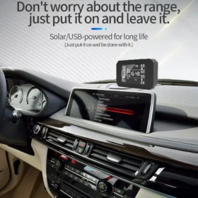 ระบบตรวจสอบความดันยางรถ TPMS ชาร์จพลังงานแสงอาทิตย์จอแสดงผล LCD 6/8/10/12 เซ็นเซอร์ความดันยางและอุณหภูมิความปลอดภัยนาฬิกาปลุก 4