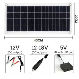 1000W แผงพลังงานแสงอาทิตย์ 12V Solar Cell 10A-100A Controller แผงพลังงานแสงอาทิตย์สําหรับโทรศัพท์ RV รถ MP3 PAD Charger กลางแจ้งแบตเตอรี่ 3