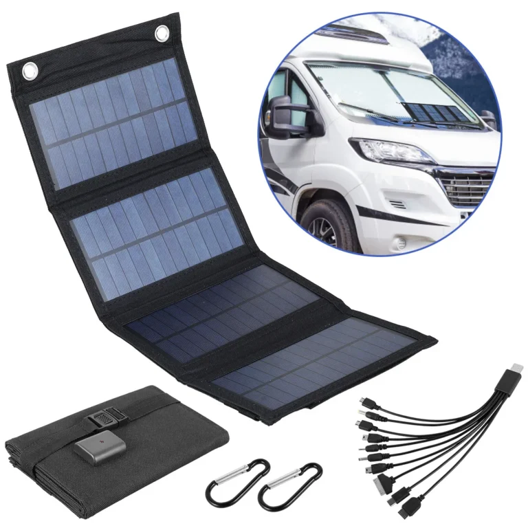 แผงโซลาร์เซลล์คริสตัลซิลิคอน 100W แบบพับได้ เครื่องชาร์จพกพา IP65 กันน้ำ เครื่องชาร์จพลังงานแสงอาทิตย์แบบ USB น้ำหนักเบา สำหรับใช้งานกลางแจ้ง 1