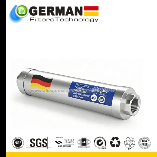 เครื่องกำจัดตะกรันในน้ำแบบไม่ใช้เกลือ LPS10 สำหรับทั้งบ้าน ระบบทำให้น้ำอ่อน ป้องกันการเกิดตะกรันบนเครื่องทำน้ำอุ่น 1