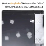 ตัวกรองตู้ปลาเงียบ ระบบกรองน้ำ 3 in 1 ในตัว ระบบกรองตู้ปลาขนาดเล็ก ปั๊มออกซิเจน 25W 5