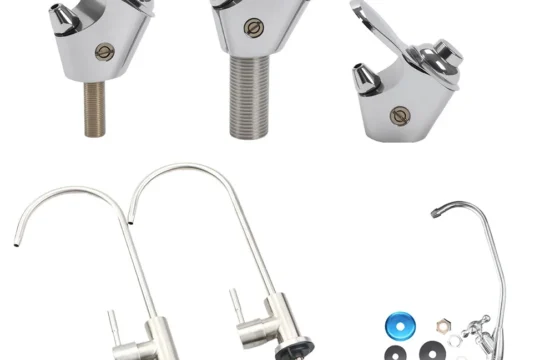 DN8 ดื่มโดยตรงก๊อกน้ําห้องครัวเครื่องกรองน้ําอุปกรณ์เสริม 304 สแตนเลสสตีลคอห่านน้ําบริสุทธิ์ก๊อกน้ํา 1