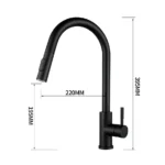สมาร์ท Touch ก๊อกน้ําห้องครัวเครนสําหรับ Sensor Kitchen Water Tap Sink Mixer หมุน Touch ก๊อกน้ํา Sensor Water Mixer KH-1015 2