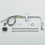 กรองก๊อกน้ำสำหรับห้องครัวทองเหลือง Purifier ก๊อกน้ำ Dual Sprayer น้ำดื่ม Tap หัวฉีดอ่างล้างจานห้องครัว Gold Tap 6