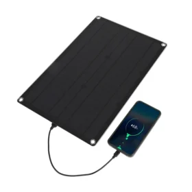 แผงพลังงานแสงอาทิตย์ 60W USB + DC เอาต์พุต Monocrystalline Solar Cell พร้อมชุดควบคุม PWM กลางแจ้ง Power Charger สําหรับโทรศัพท์ Camping RV รถ 5