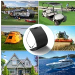 โมดูลแผงโซลาร์เซลล์ประสิทธิภาพสูง1000W 500W 400W 200W 100W โมดูลของตกแต่งงานปาร์ตี้บ้านตั้งแคมป์12V 24V Solar Panel Solar Cell 5