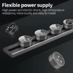 เต้ารับต่อไฟฟ้ามาตรฐาน UK EU มาตรฐาน US พร้อมที่ชาร์จ USB ช่องเสียบรางไฟช่องครัวแบบซ่อนติดผนัง 5