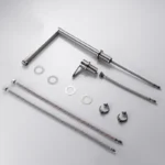 304 ก๊อกน้ําอ่างล้างจานสแตนเลสซ่อนยกพับก๊อกน้ําห้องครัวร้อนและเย็นผสมน้ําแยกอ่างล้างจาน TAP Dual หลุม 4