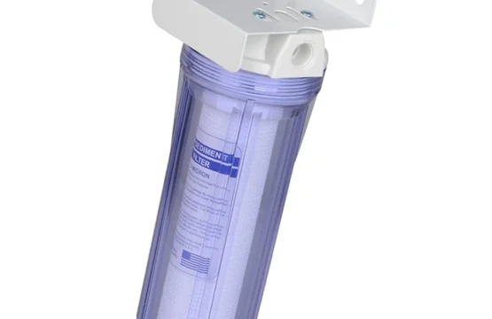 10 นิ้วทั้งบ้าน single-stage เครื่องกรองน้ํา PP ผ้าฝ้ายการตกตะกอนห้องครัวด้านหน้าเครื่องกรองน้ํา 1/41/2'' น้ําเข้า 1