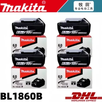 100% ของแท้มากีต้า 18V แบตเตอรี่,สำหรับมากีต้า BL1830B BL1850B BL1850 BL1840 BL1860 BL1815 เปลี่ยนแบตเตอรี่ลิเธียม 18v 1