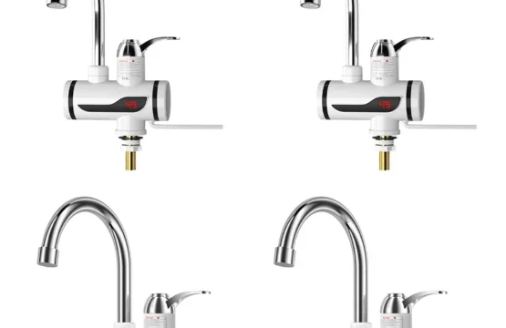 ก๊อกน้ำเครื่องทำน้ำอุ่นไฟฟ้า3000W, ก๊อกผสมน้ำเย็นร้อนหมุนได้360องศาทำความร้อนเร็วแตะที่ในครัวดิจิตอลอุปกรณ์ในห้องน้ำ 1