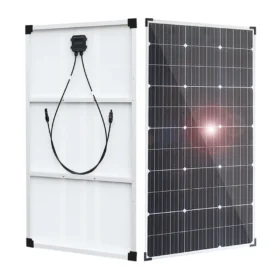 Solar panel โมดูลแผงโซล่าน้ำหนักเบา100W 120W 150W กรอบเซลล์อลูมิเนียมสำหรับ12V หรือ24V 36V รถแบตเตอรี่บ้านเรือฟาร์ม RV การตั้งแคมป์ 2