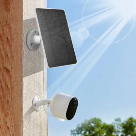 1-3PCS 10W 5V แผงชาร์จพลังงานแสงอาทิตย์ 9.8ft สายชาร์จพลังงานแสงอาทิตย์สําหรับ Arlo Pro 5S/4/3 Floodlight Security กล้อง 2