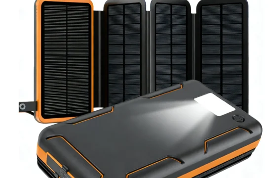 แบตสำรองพลังงานแสงอาทิตย์แบบพกพา 50000mAh ชาร์จเร็ว USB-C/USB-A สำหรับ IOS Android เครื่องชาร์จความจุขนาดใหญ่สำหรับใช้งานกลางแจ้ง 1