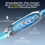 WS200 Whole House Water Descaler Scale ยับยั้ง Softener System การไหลขนาดใหญ่ป้องกันการกัดกร่อนของมะนาวและน้ํากระด้าง 3