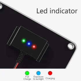 เครื่องชาร์จแบตเตอรี่รถยนต์พลังงานแสงอาทิตย์กันน้ำ 12 โวลต์ พร้อมแผงโซลาร์เซลล์และตัวควบคุม สำหรับรถยนต์ รถบรรทุก เรือ เครื่องตัดหญ้า รถบ้านพ่วง รถแทรกเตอร์ 2
