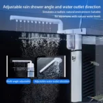 เงียบ 5 W Aquarium Fish TANK ตัวกรอง 6 In 1 Water Purification ปั๊มหมุนเวียน Aeration ถังขนาดเล็กกรองน้ําปั๊ม 2W 4