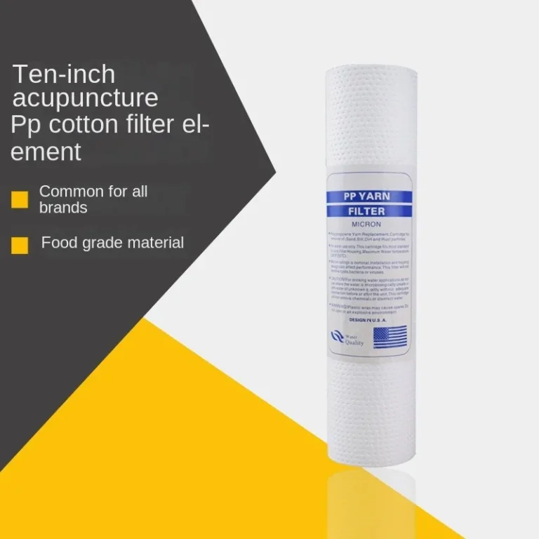 เข็มเจาะผ้าฝ้าย Pp 5 ไมครอน 10 นิ้วไส้กรองเหมาะสําหรับอุปกรณ์การกรองหลักเครื่องกรองน้ําในครัวเรือน 1