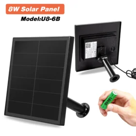แผงโซลาร์เซลล์ 8 วัตต์ กันน้ำ แรงดันไฟฟ้า 5V 6V 9V 12V สำหรับชาร์จแบตเตอรี่ 18650 ใช้งานกลางแจ้ง สำหรับไฟ LED และปั๊มน้ำขนาดเล็ก 5