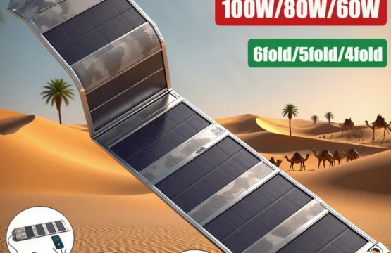 แผงโซลาร์เซลล์พับได้ทรงพลัง 5V USB แบบพกพา พร้อมกระเป๋าพับได้สำหรับโทรศัพท์มือถือ กันน้ำ ใช้เป็นพาวเวอร์แบงค์สำหรับตั้งแคมป์และเดินป่า 1