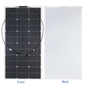 600W 300W แบบพกพาชุดแผงพลังงานแสงอาทิตย์แบบยืดหยุ่น Monocrystalline Cells กลางแจ้งสําหรับ Camping Yacht Street Light รถฉุกเฉิน 2
