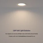ไฟ LED ติดเพดานแบบกันน้ำ IP65 36W AC90-260V ไฟดาวน์ไลท์แบบฝังสำหรับห้องครัว อ่างล้างหน้า ห้องน้ำ ตกแต่งบ้าน 5