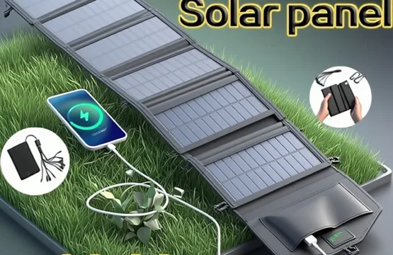 800W แผงพลังงานแสงอาทิตย์แบบพับได้ 6 พับ 20 วัตต์/ชั่วโมงแผงพลังงานแสงอาทิตย์แบบพกพา Fast Charger USB 5V DC Full Time แผงพลังงานแสงอาทิตย์แหล่งจ่ายไฟมือถือ 1