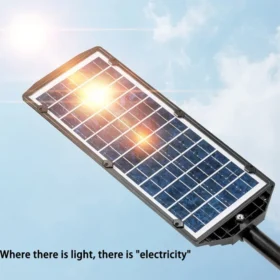 ใหม่ล่าสุดไฟถนนพลังงานแสงอาทิตย์ Motion Sensor LED น้ําท่วมพลังงานแสงอาทิตย์ Dusk To Dawn กลางแจ้ง IP66 กันน้ํา LED โคมไฟรักษาความปลอดภัยสําหรับ YARD 2