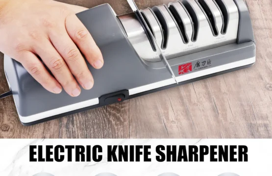 เครื่องลับมีดไฟฟ้า ปรับความเร็วได้สามระดับ หัวลับเพชรแท้ 100% สามารถเปลี่ยนหัวได้ เหมาะสำหรับมีดทำครัวทุกชนิด 1