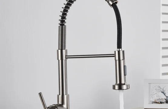 Rozin แปรงนิกเกิลก๊อกน้ําห้องครัวดาดฟ้าติดตั้ง TAP หมุน 360 องศา Stream Sprayer หัวฉีดอ่างล้างจานร้อนเย็นก๊อก 1