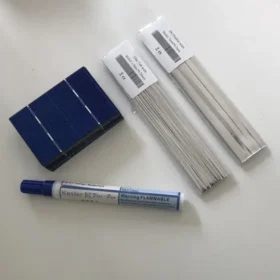 ALLMEJORES 50 ชิ้น 78 มิลลิเมตร x 52 มิลลิเมตรพลังงานแสงอาทิตย์สำหรับ DIY 12 โวลต์ 24 โวลต์แผงเซลล์แสงอาทิตย์โมดูล + ลวดบัดกรีชุด 1