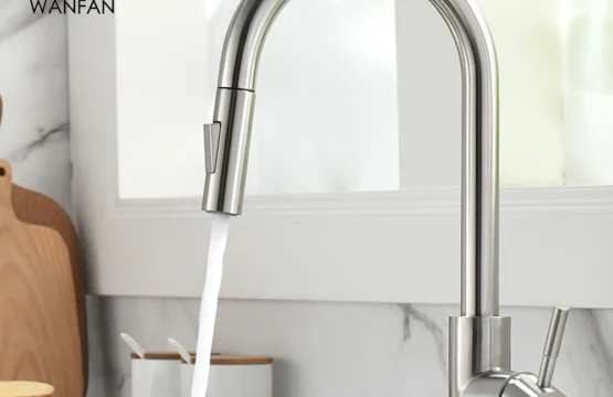 G1/2 ก๊อกน้ําห้องครัวสีดําพื้นผิวน้ําก๊อกน้ําอ่างล้างจานก๊อกน้ําดึงออกก๊อกน้ําห้องครัวเดี่ยว TAP 1