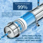 Household Whole-House Large-Flow Well Water Pre-filtering Pipeline Central Tap Water Filtration Commercial 3000L 3