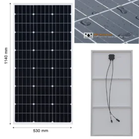 Solar panel โมดูลแผงโซล่าน้ำหนักเบา100W 120W 150W กรอบเซลล์อลูมิเนียมสำหรับ12V หรือ24V 36V รถแบตเตอรี่บ้านเรือฟาร์ม RV การตั้งแคมป์ 4
