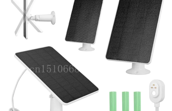 แผงพลังงานแสงอาทิตย์ 10W พร้อมสายชาร์จ Monocrystalline Solar Panel Charger IP65 กันน้ําสําหรับ Arlo Ultra/Ultra 2/Pro 3/Pro 4/Pro 3 1