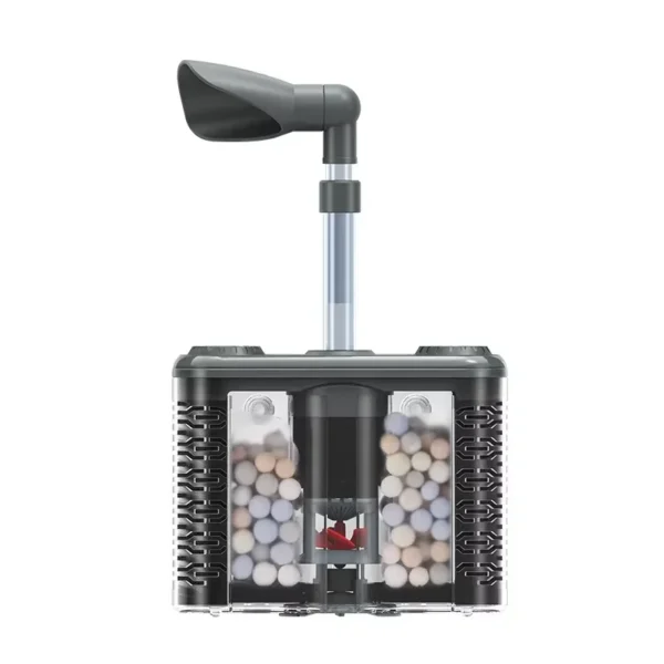 เครื่องกรองน้ำในตู้ปลาแบบจุ่มใต้น้ำ ใช้ไฟฟ้าผ่านพอร์ต USB พร้อมฟองน้ำกรองชีวภาพ สำหรับกรองน้ำและทำความสะอาดของเสียจากปลา 1