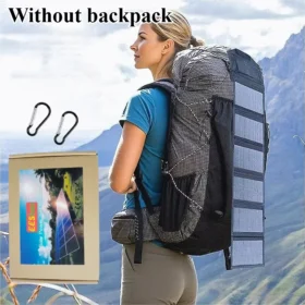 25 W-100 W กันน้ํา USB Solar Charger สําหรับโทรศัพท์มือถือแท็บเล็ตแบบพกพากลางแจ้ง Camping แหล่งจ่ายไฟฉุกเฉิน EESBAO 1