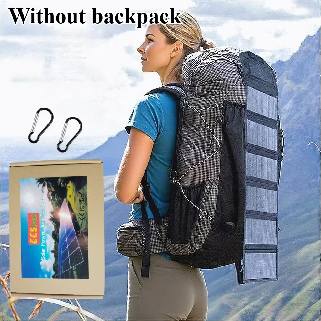 25 W-100 W กันน้ํา USB Solar Charger สําหรับโทรศัพท์มือถือแท็บเล็ตแบบพกพากลางแจ้ง Camping แหล่งจ่ายไฟฉุกเฉิน EESBAO 1 25 W-100 W กันน้ํา USB Solar Charger สําหรับโทรศัพท์มือถือแท็บเล็ตแบบพกพากลางแจ้ง Camping แหล่งจ่ายไฟฉุกเฉิน EESBAO 1