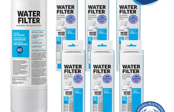 2/6Pcs ตู้เย็นกรองคาร์บอน DA29-00020B เครื่องกรองน้ําสําหรับ Samsung Natural แทนที่ DA29-00020B 1